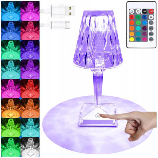 Nočná lampa YoloDiem, viacfarebná